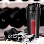 Заказать FitRule Шейкер 700 мл алюминиевый с прозрачной вставкой