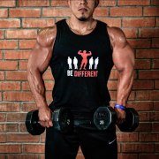 Заказать Bodybuilding Футболка Без Рукава Be Different (Черный)